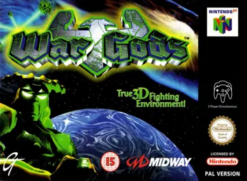 War Gods (Europe) box cover front